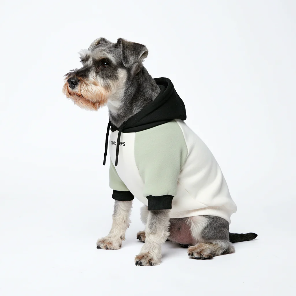Olive Cream Dog Hoodie - Image 3