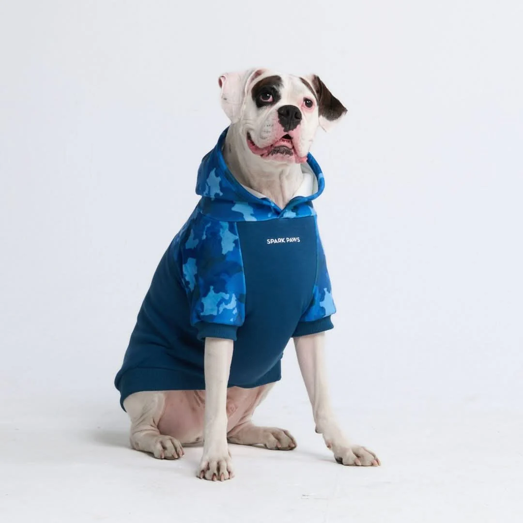 Blue Camo Human Hoodie - Image 2