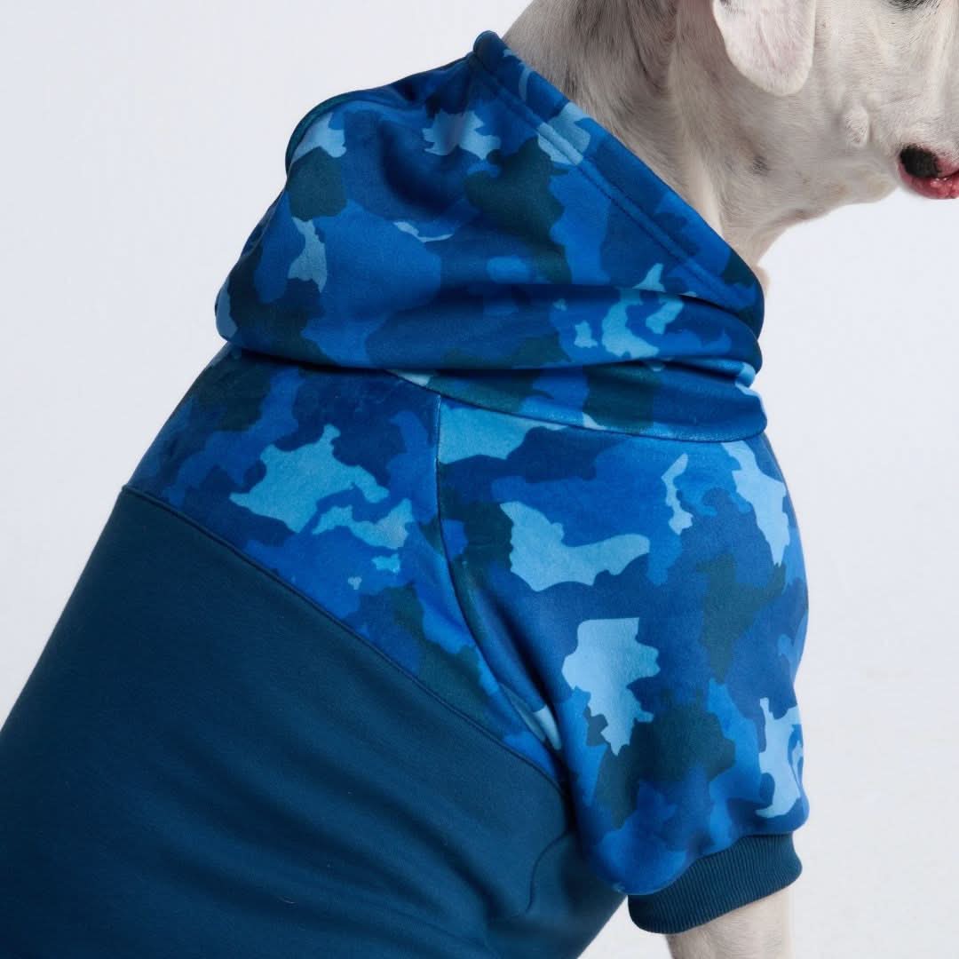 Blue Camo Human Hoodie - Image 4