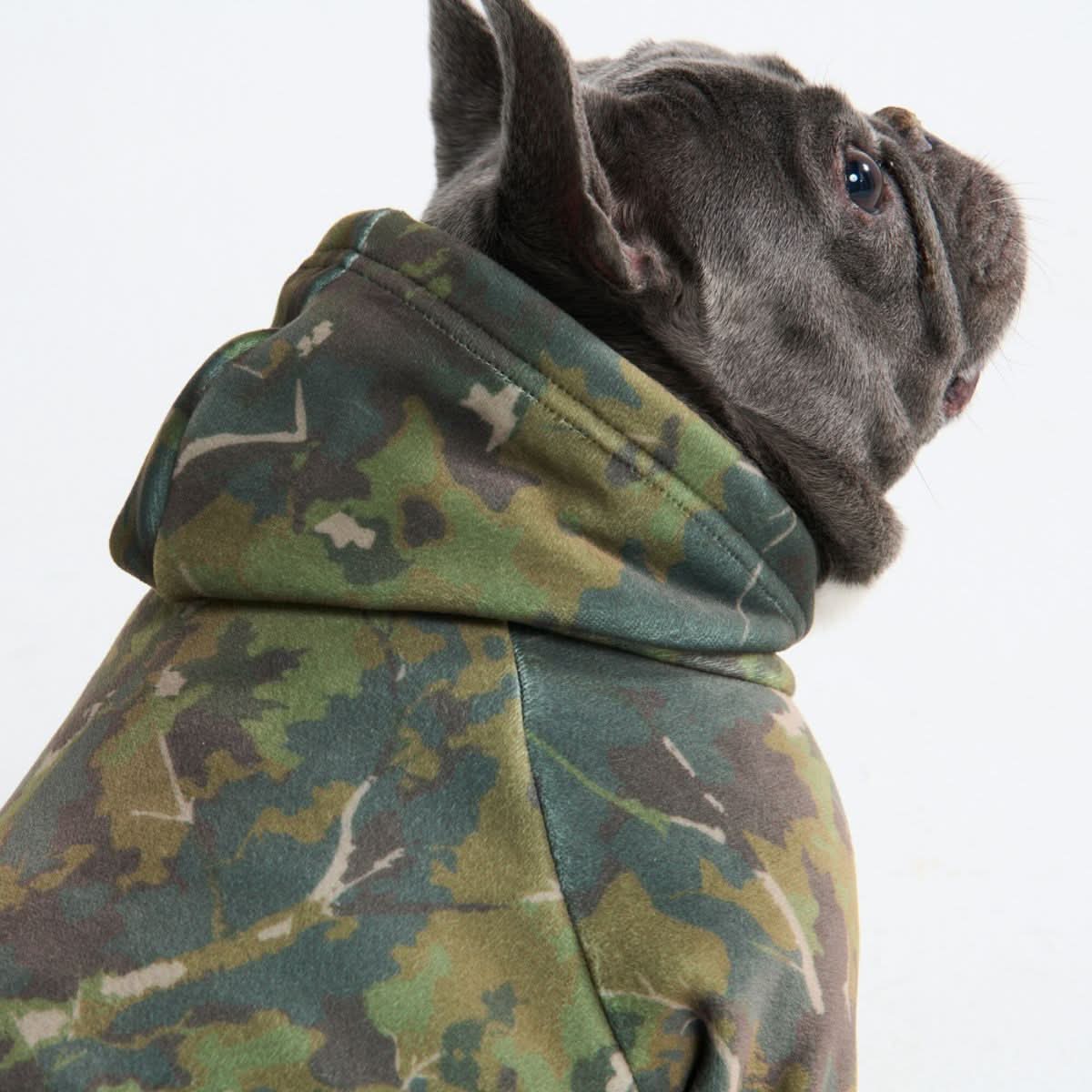 Concrete Wood Dog Hoodie - Moss - Image 5