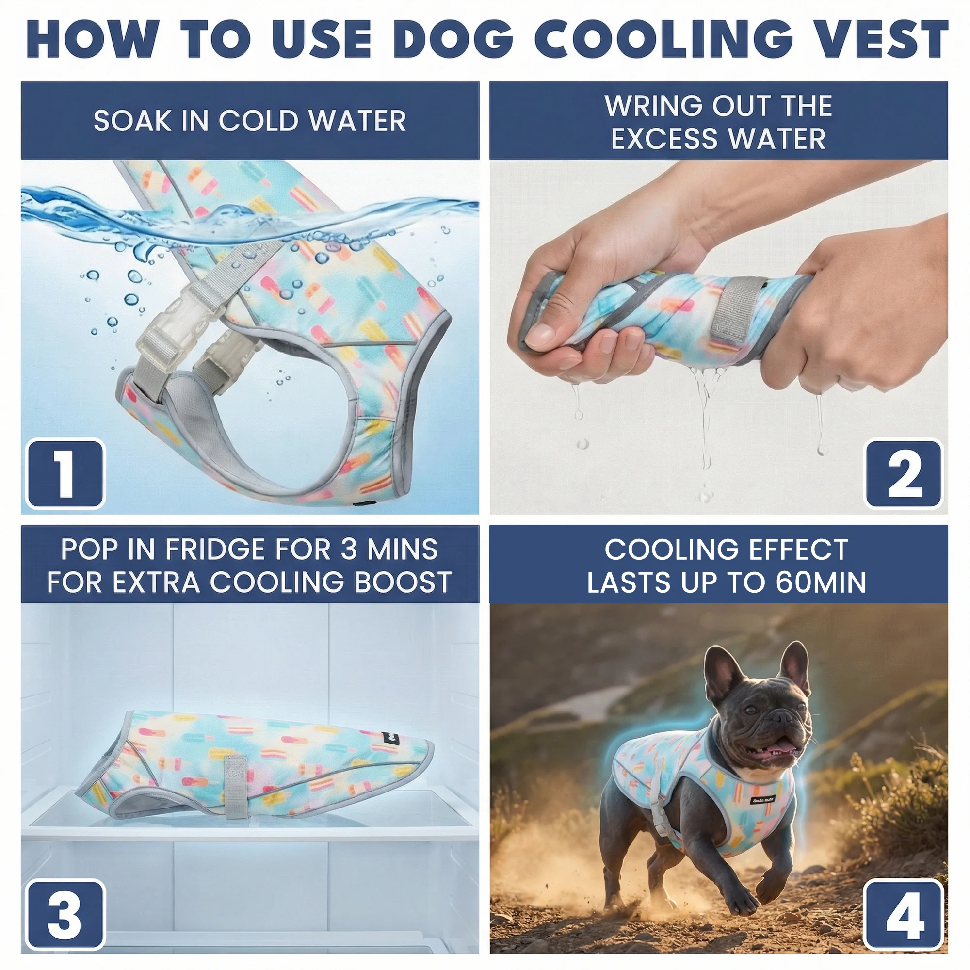 Chilltech™ Dog Cooling Vest 2 Pack - Image 11