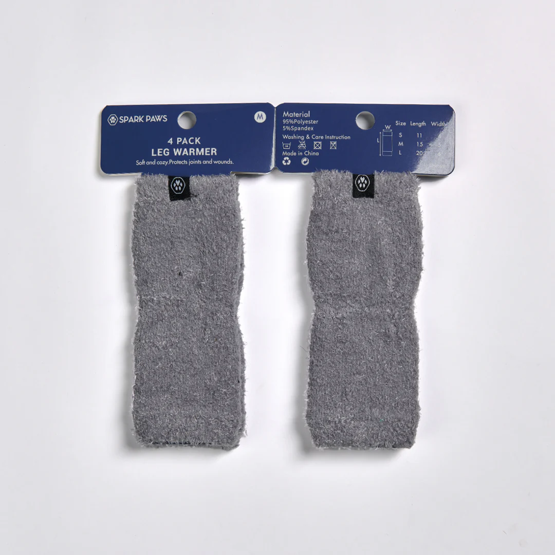 Stretchy Fleece Dog Leg Warmer Sleeves - Image 8