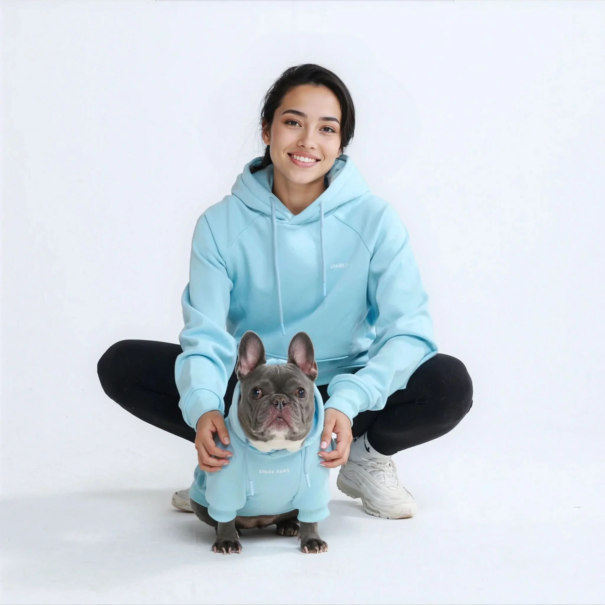 Essential Dog Hoodie - Baby Blue - Image 11