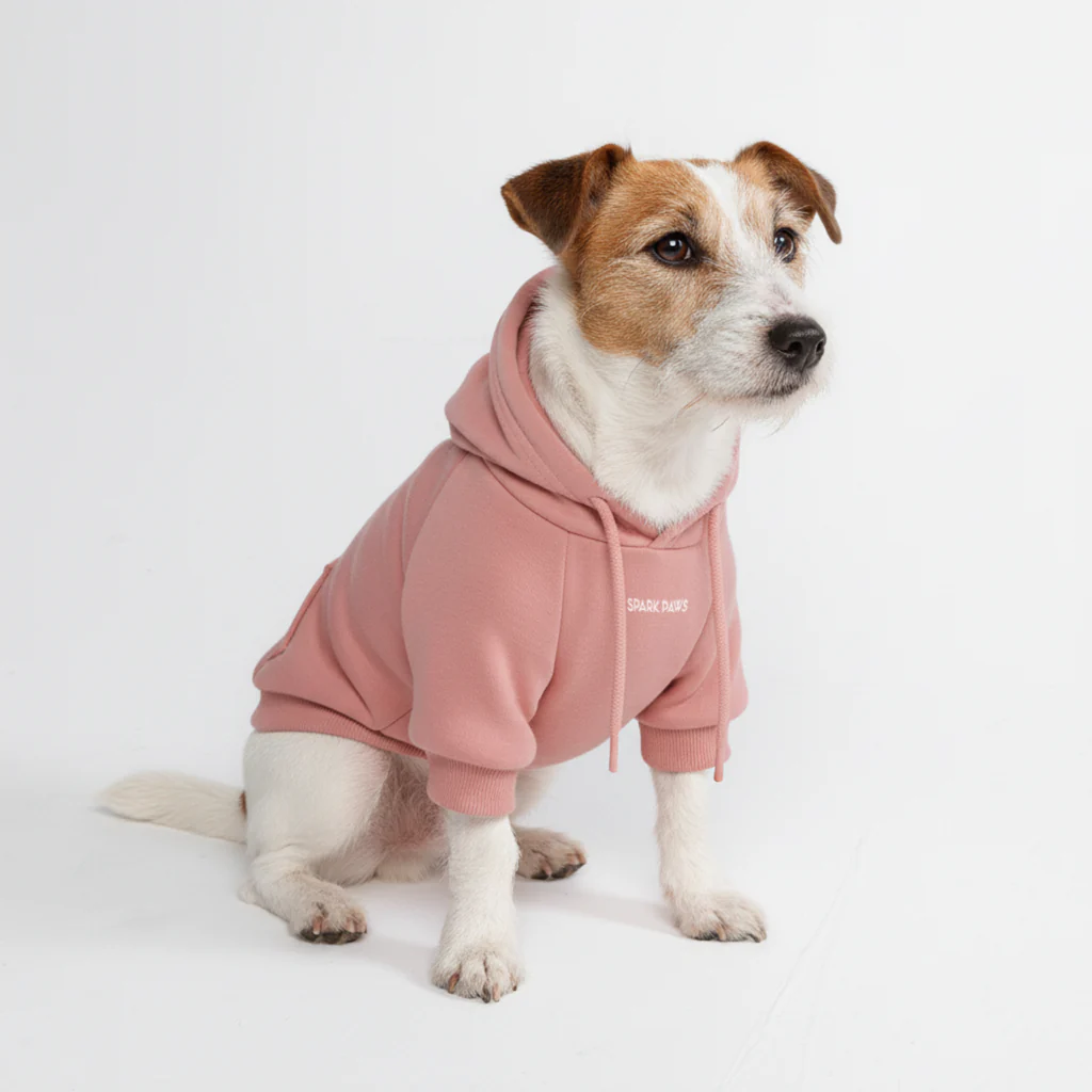 Essential Dog Hoodie - Dusty Pink - Image 3