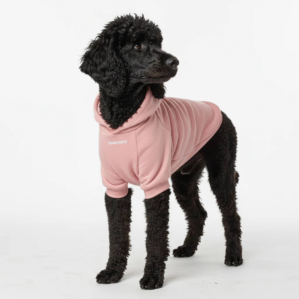 Essential Dog Hoodie - Dusty Pink - Image 6