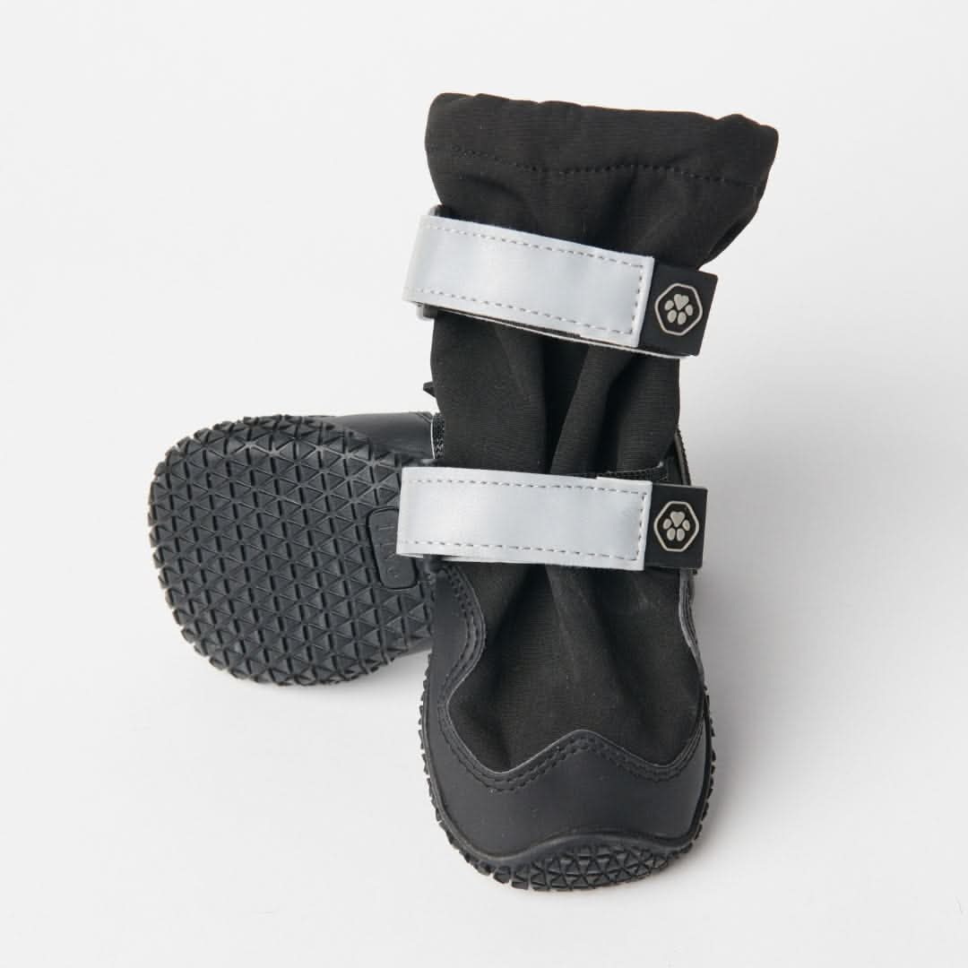 Dog Rainboots, Waterproof Dog Shoes - Black (2) - Image 6