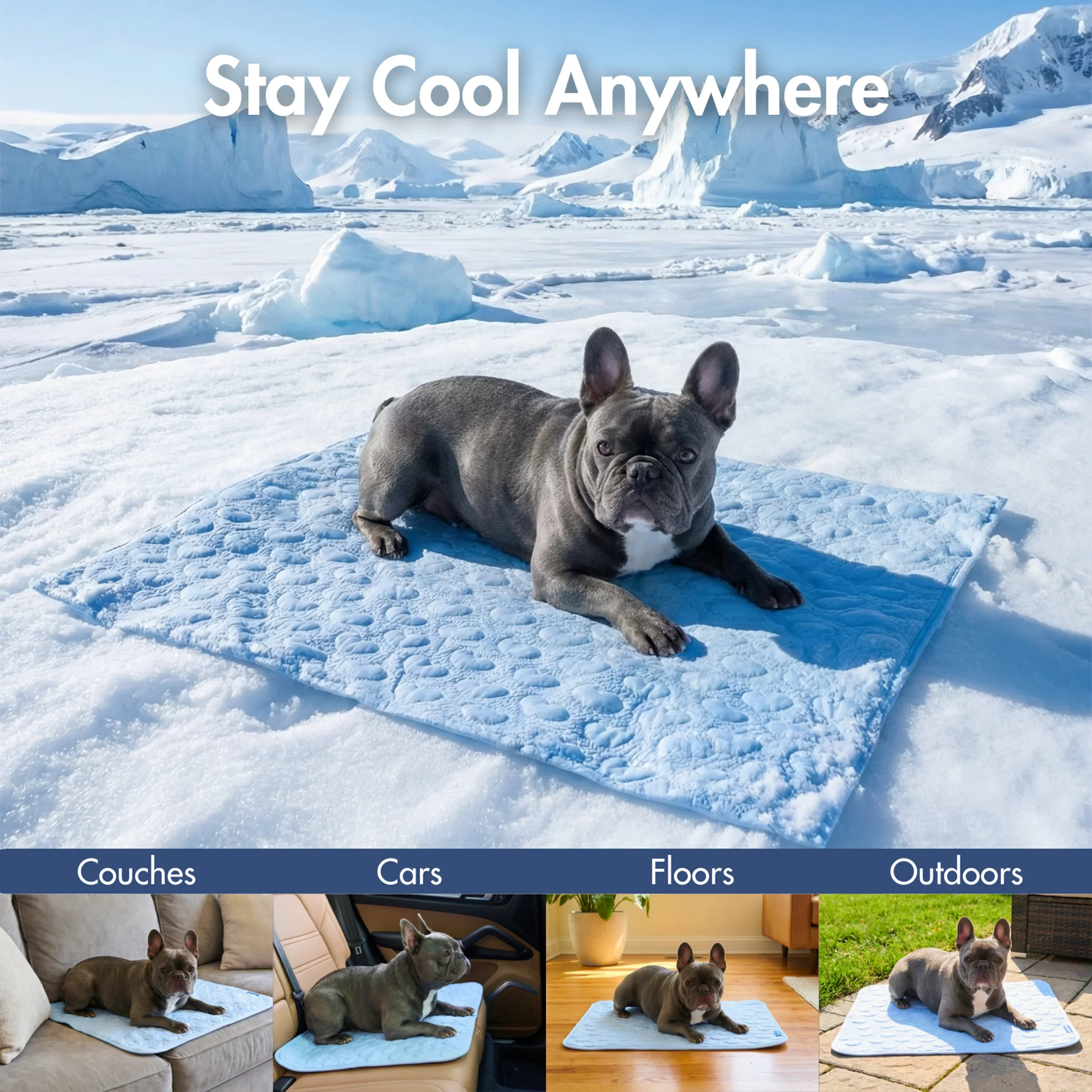 Frostcore™ Cooling Mat - Hearts Blue - Image 11