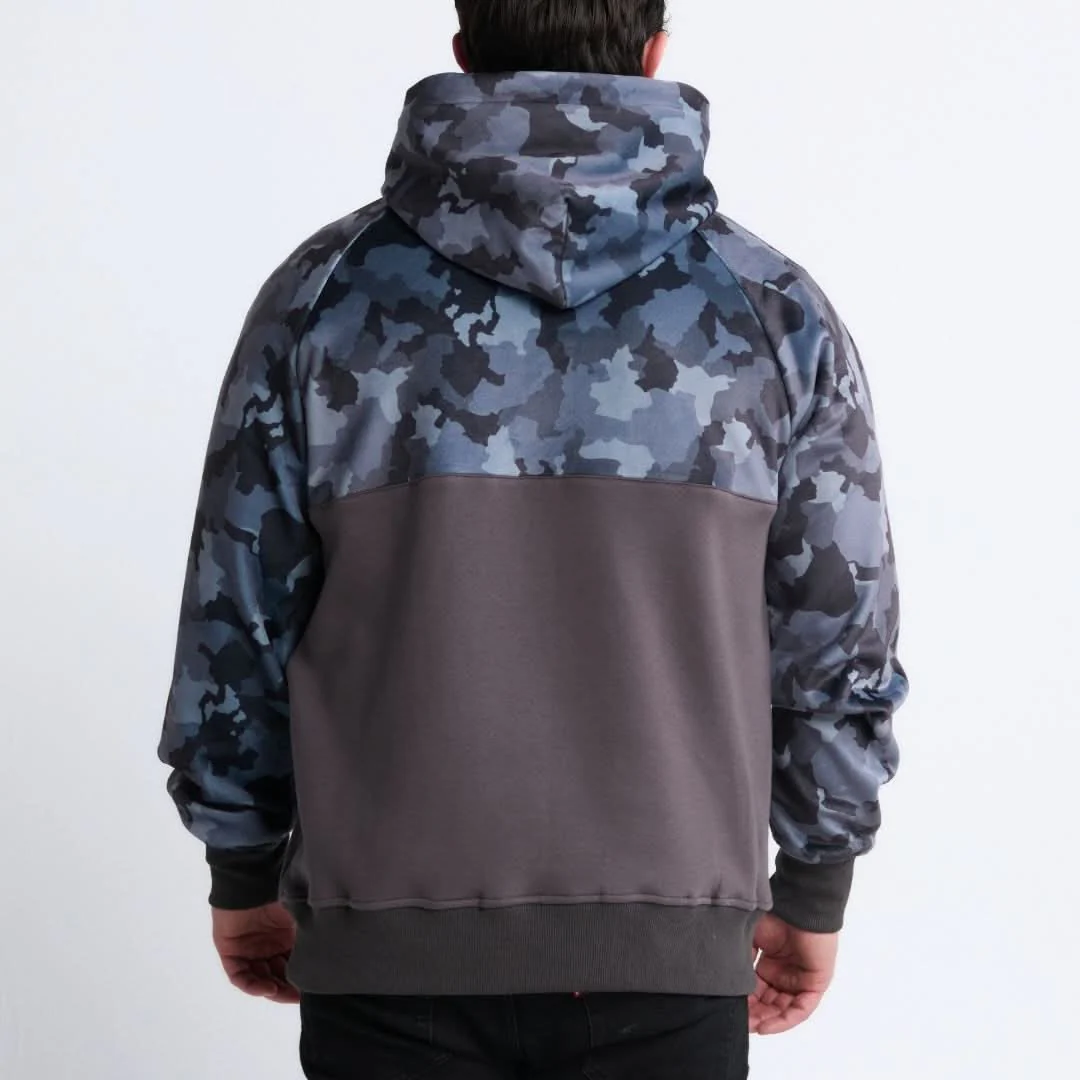 Grey Camo Human Hoodie - Image 3