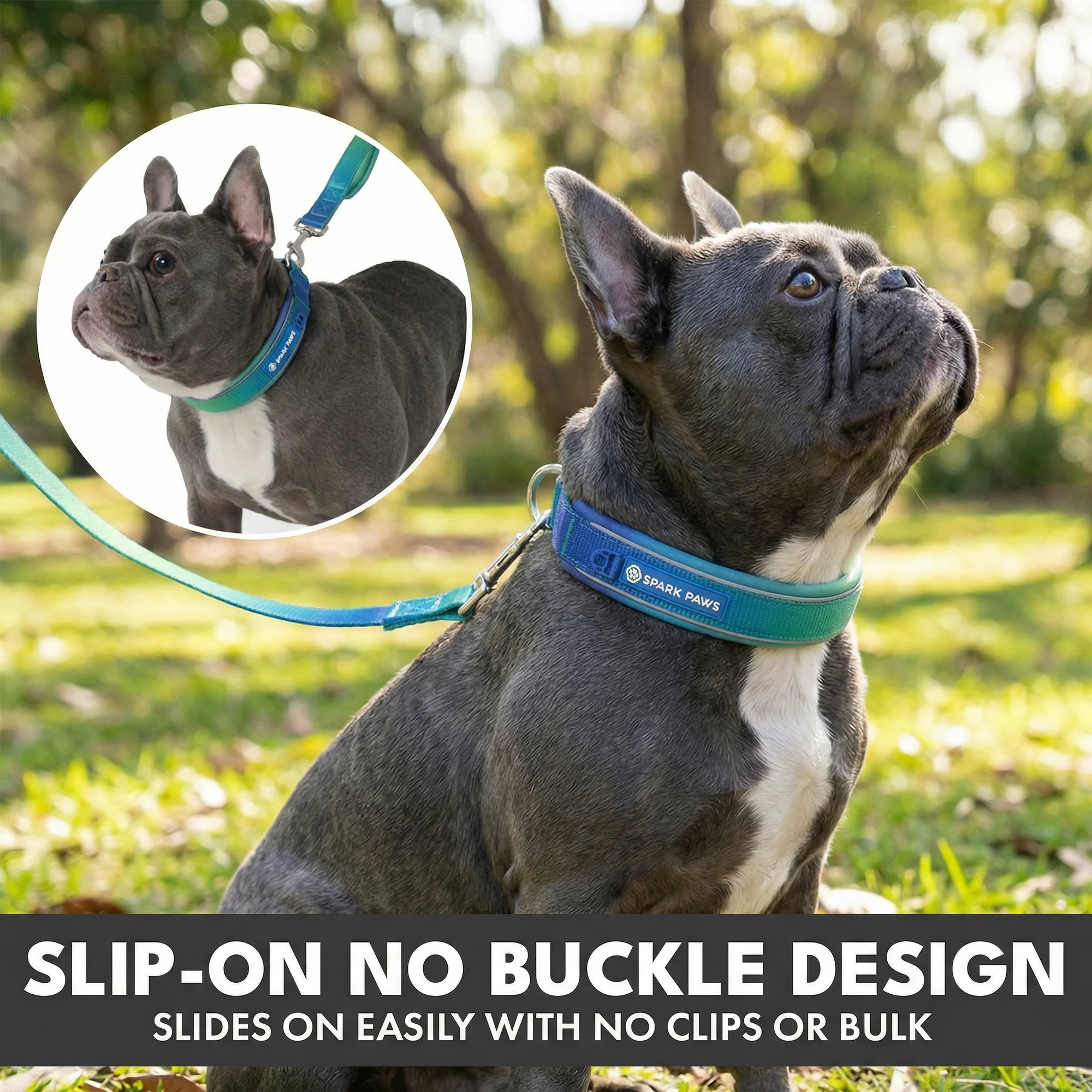Martingale Collar Set - Lime Wave - Image 4