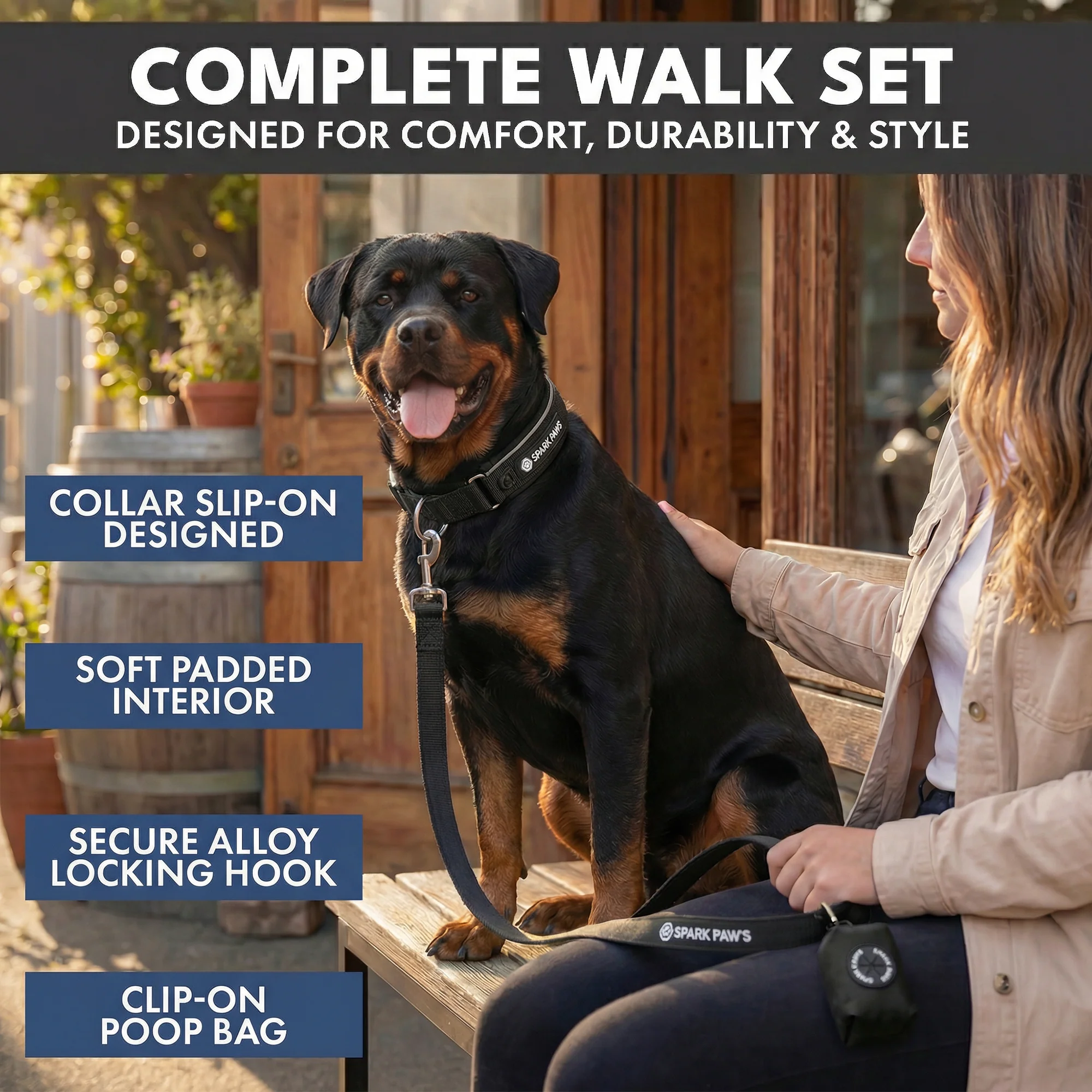 Martingale Collar Set - Black - Image 7