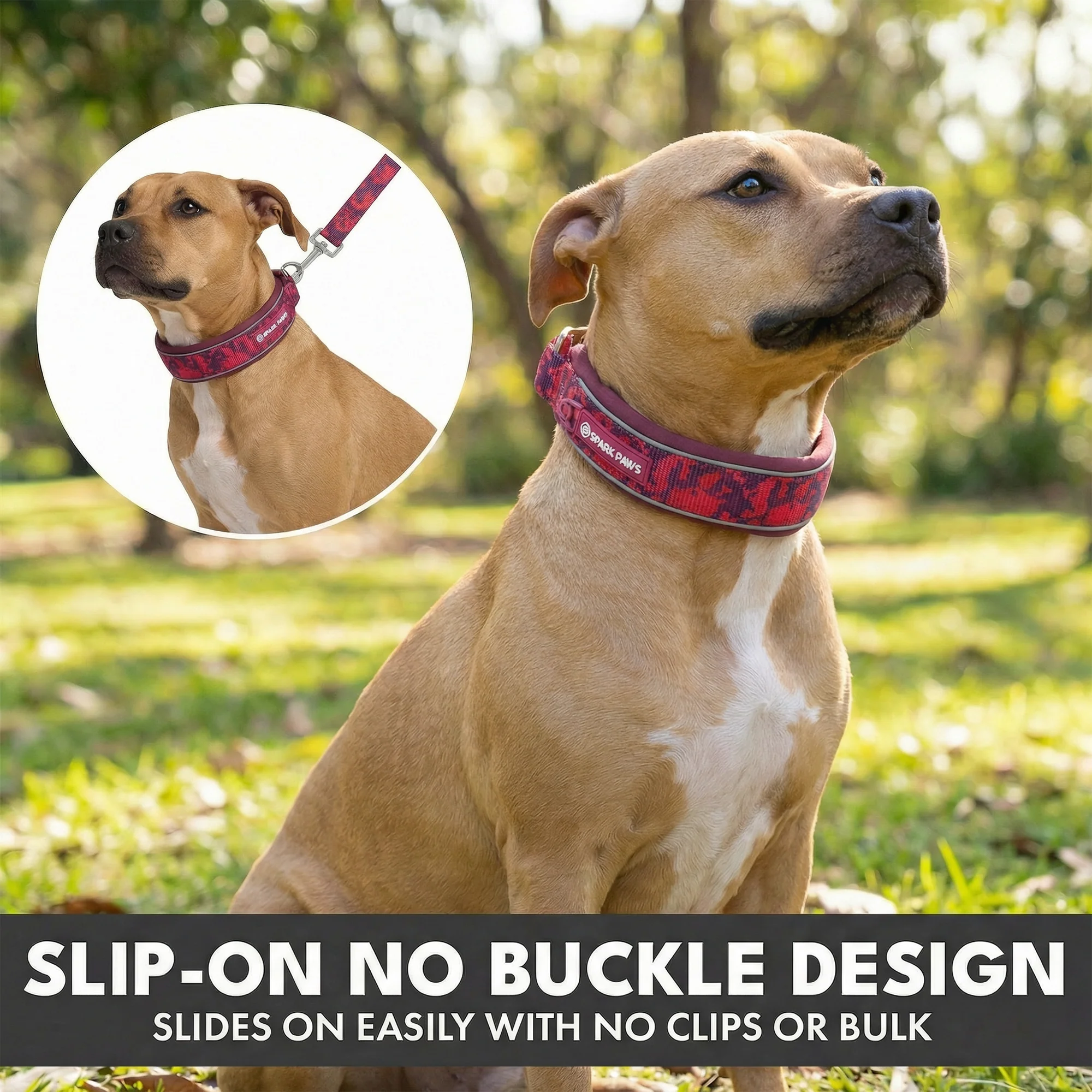 Martingale Collar Set - Fuchsia Camo - Image 5
