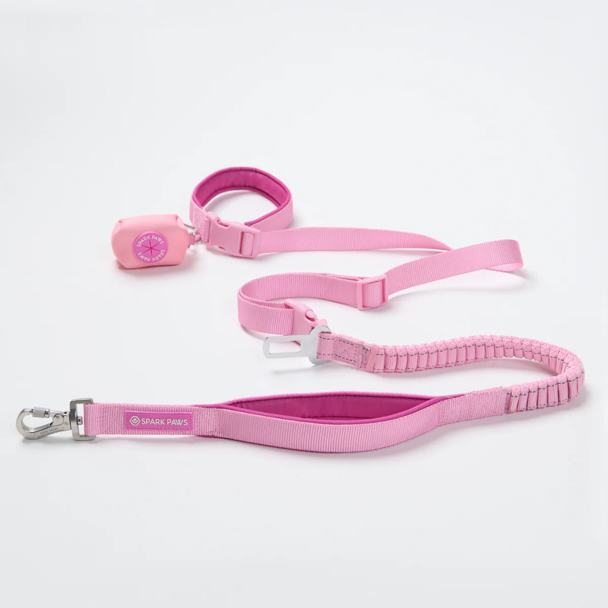 Multipurpose Seatbelt Handsfree Leash & Poop Bag Holder Set - Image 62