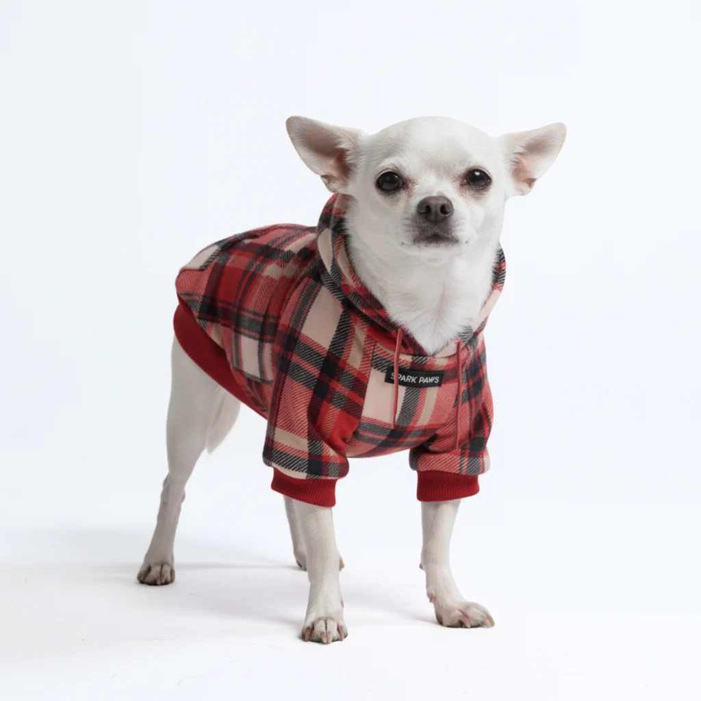 Plaid Dog Hoodies - Image 2
