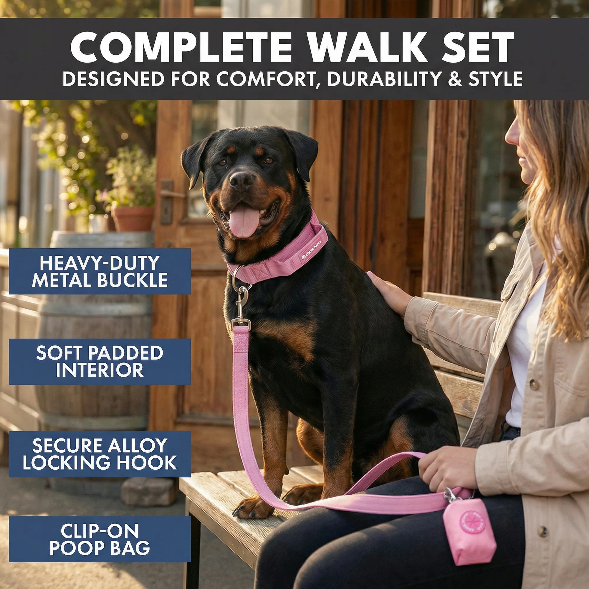 Comfort Control Collar Set - Pink - Image 4