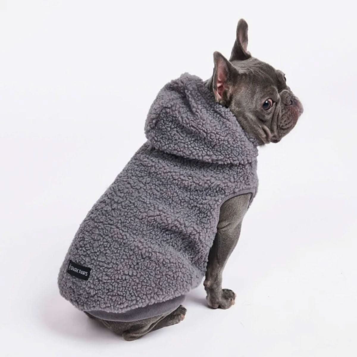 Teddy Sherpa Jacket - Grey - Image 5