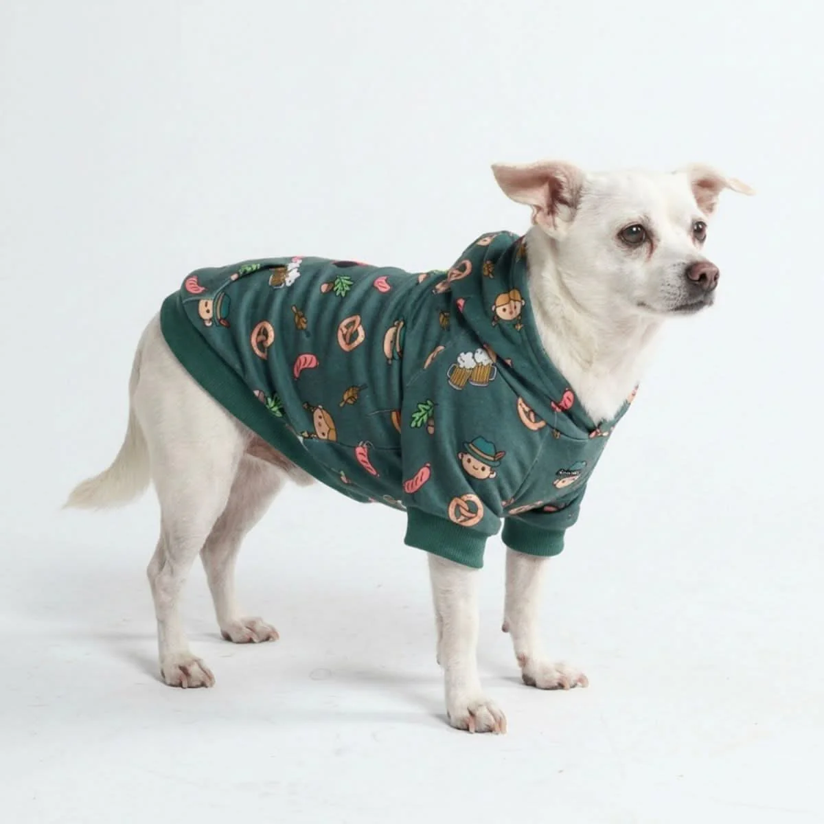 The Germany Dog Hoodie - Dark Green - Image 2