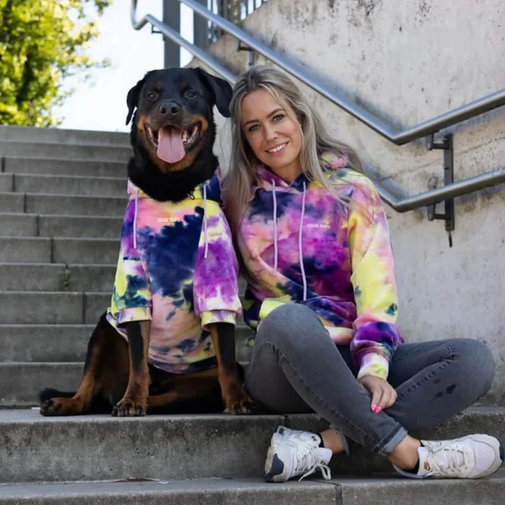 Velvet Dog Hoodie - Berry Lemonade - Image 12