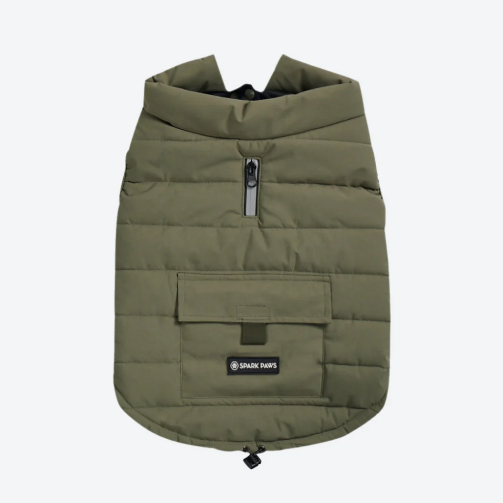 WarmShield Water-Resistant Jacket - Olive - Image 8